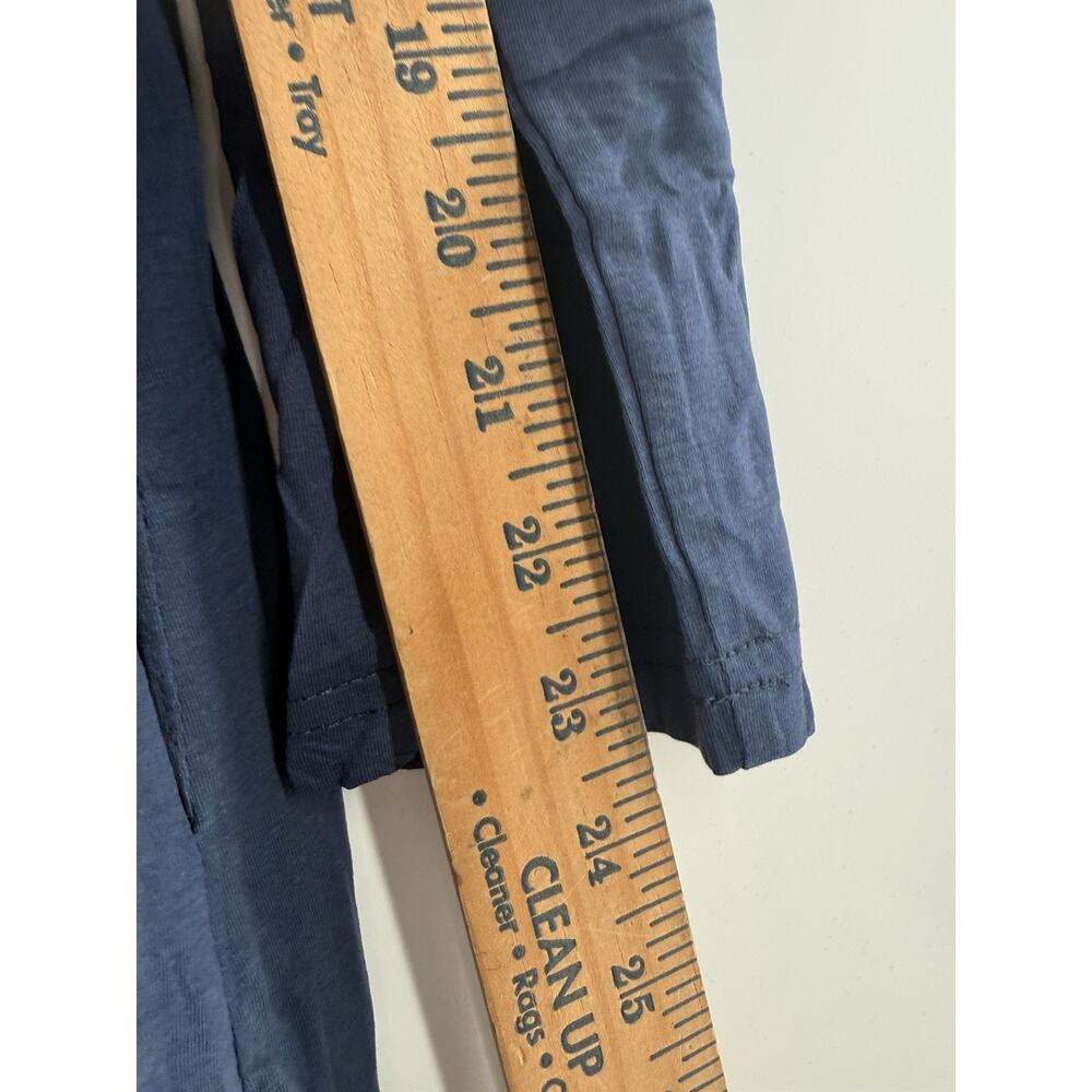 Ouges Women's Navyblue Long Sleeve V-Neck Wrap Wa… - image 7